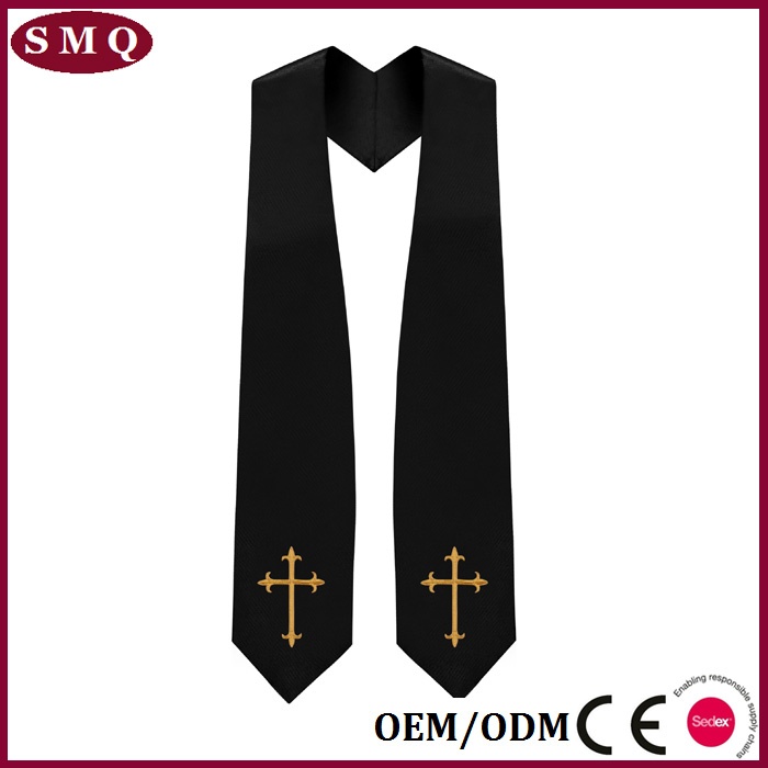 Black Traditional Choir Stole