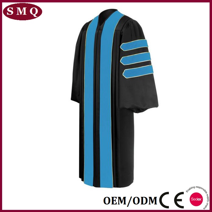 Doctoral academic graduation gown