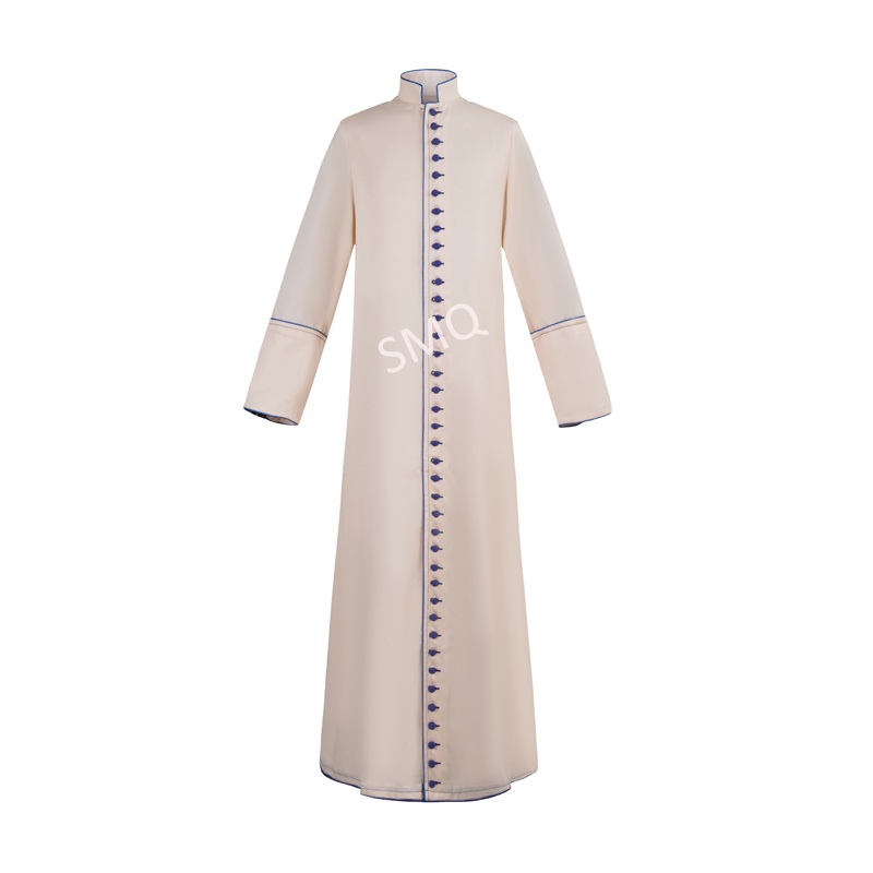 Roman cassock with purple trims