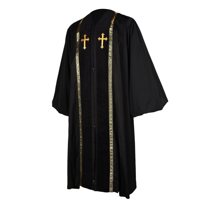 Black Clergy robe