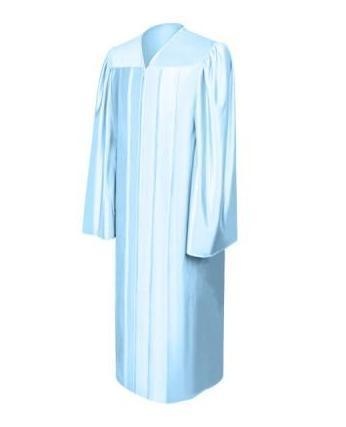 Blue Graduation Gown