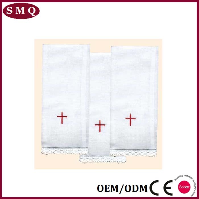 Cross embroidery Church Napkin