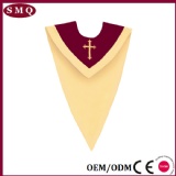 Maroon V-Neck Choir Stole