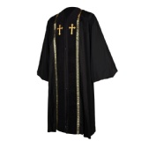 Black Clergy robe