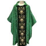 Green Jacquard Chasuble