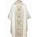 white Jacquard Chasuble