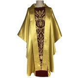 Gold satin Chasuble